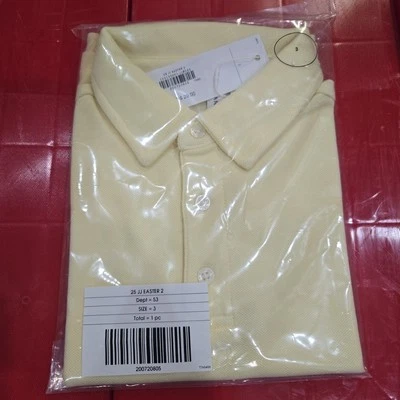 Polo Janie and Jack The Classic Piqué Talla 3 Amarillo  Foto 1 de 2