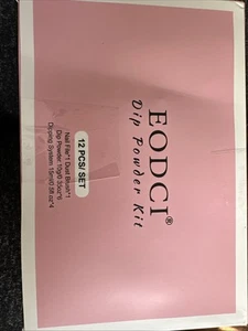 Eodci 12 Pcs Dip Powder Nail Kit Starter, 6 Colors Glitter Pink Nude Sparkle - Picture 1 of 1