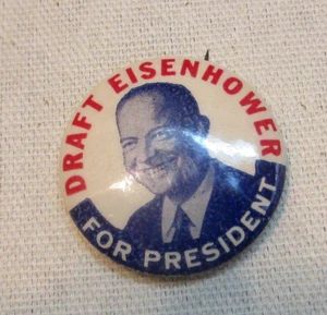 Entwurf Eisenhower für President Pinback - Bild 1 von 5