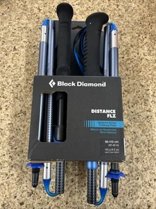 Black Diamond Distance FLZ Trekking Poles 95-110cm - UPC# 793661530305 - NEW - Picture 1 of 7