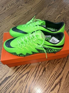 Botines de fútbol Nike Hypervenom Phinish 2 FG Elite para hombre talla 9 verdes 749901-307 - Imagen 1 de 7