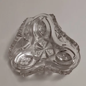 Imperial Glass, EAPC NuCut Heart Candy or Nut Bowl - Picture 1 of 15