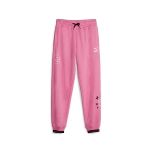 PUMA Spongebob X Sweatpants Boys Pink Casual Athletic Bottoms 62221938 - Picture 1 of 2