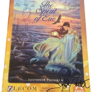 The Spirit Of Erie Pa Souvenir Program SIGNED BY FAMOUS ARTIST Joelle Carter - Picture 1 of 24