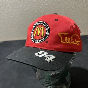 Bill Elliott McDonald's NASCAR Hat Racing Vintage #94 Snapback US MAC Nite 1990s - Picture 1 of 14