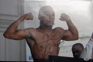 Foto mate firmada por Floyd Mayweather Jr. boxer 12x18 autenticada por PSA - Imagen 1 de 2
