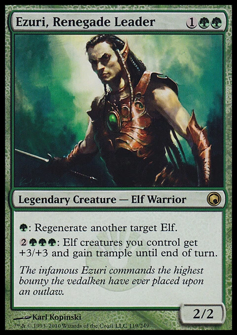 MTG Magic the Gathering Ezuri, Renegade Leader (119/259) Scars of Mirrodin LP - Image 1 of 1