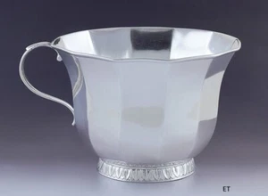 Antique c1841-1845 American Coin Silver Tea Cup Mug by Bard and Lamont - Picture 1 of 5