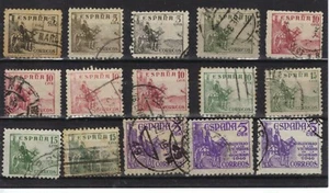SELLOS ESPAÑA, 1937/49 SELLOS SERIES CID USADOS - Bild 1 von 1