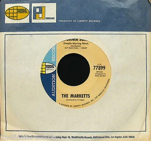 THE MARKETTS-Groovin' Time & California Summer-Soul-Rock Promo 45-WORLD PACIFIC - Imagen 1 de 2