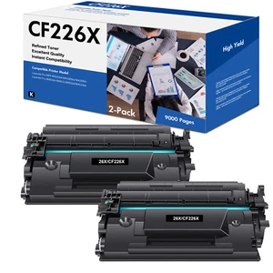 Cartucho de tóner 2Pk CF226X 26X para HP Laserjet Pro M402dn M402n MFP M426 M426fdw - Imagen 1 de 8