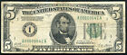 Fr. 1951-A 1928-A $5 Frn Federal Reserve Note ?Numerical Gold On Demand?