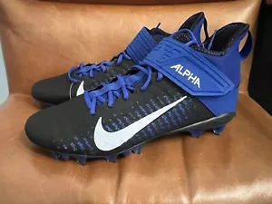 NEW Nike Alpha Menace Pro 2 Royal Blue Duke Football Cleats BV3945-400 Size 13.5 - Picture 1 of 5