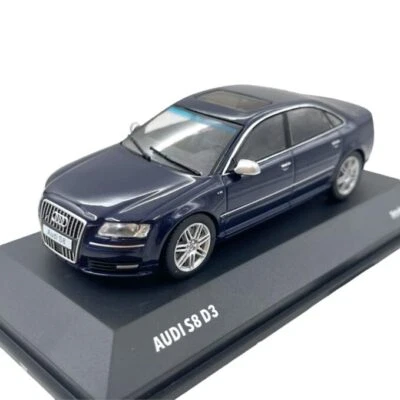 Modellino Auto Solido 1/43 Audi S8 D3 Night Pearl Blue - Immagine 1 di 4