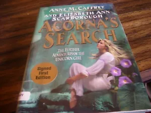 Acorna's Search by Elizabeth A. Scarborough and Anne McCaffrey SIGNED Limited Ed - Imagen 1 de 10
