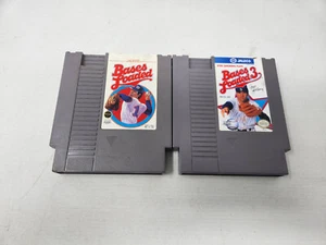 Nintendo NES Bases Loaded & Bases Loaded 3 — 2-Game Lot - Picture 1 of 3
