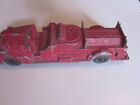 vintage Hubley Kiddie Toy Fire Engine 468, 9 1/2 inches long Made in USA