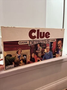 Vintage 1986 CLUE The Classic Detective Board Game Parker Brothers - Picture 1 of 10