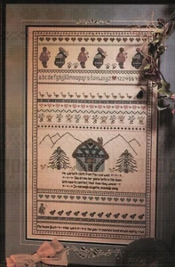 Vanessa Ann's FOLK ART SAMPLER Single Cross Stitch Pattern - Picture 1 of 2