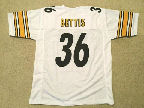 UNSIGNED CUSTOM Sewn Stitched Jerome Bettis White Jersey - M, L, XL, 2XL Cover