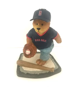 2002 Boston Red Sox Bear Figurine  1st in a Limited MLBSeries The Memory Company - Picture 1 of 6