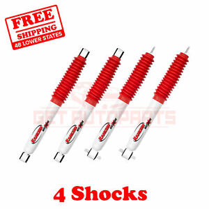 Kit of 4 Rancho Front & Rear RS5000X Gas Shocks for Dodge Ram 1500 2WD 02-08
