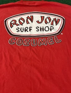 Ron Jon Surf Shop Cozumel Vintage Heavy Crew Neck T-Shirt Surfer Skater Men's L - Picture 1 of 5