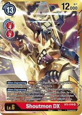 Shoutmon DX (Alternate Art) BT5-019 SR Digimon Card Game Battle of Omni