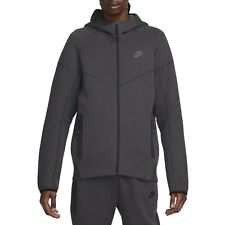 Nike Sportswear Tech Fleece Full Zip Hoodie Anthracite Black Mens XL FB7921-060