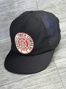 De Colección Georgia Power Fire Brigade Puff Print Malla SnapBack Camionero Gorra Hecha en EE. UU. - Imagen 1 de 21