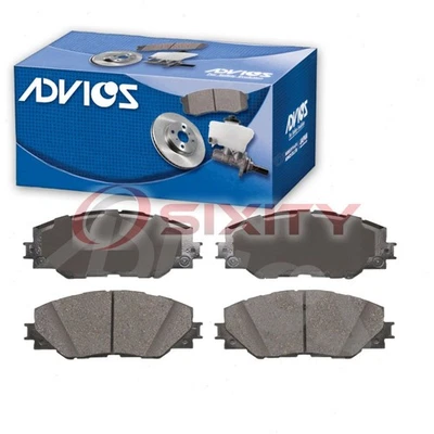 Conjunto de pastilhas de freio a disco dianteiro ADVICS para 2017 Toyota Corolla iM - Pneu de freio me - Imagem 1 de 4
