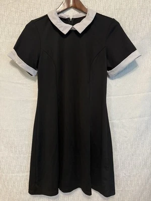Spirit Halloween Costume Wednesday Addams Dress Collar Youth XL - Image 1 of 4