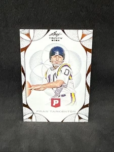 FRAN TARKENTON 2024 Hoja Trinidad Fútbol Lámina Bronce #39 - Imagen 1 de 2