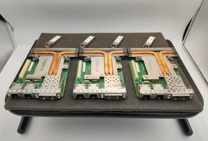3x Dell X520-I350 Quad-Port 2x10GbE SFP 2x1GbE Daughter Card Dell P/N: 0C63DV - Picture 1 of 6