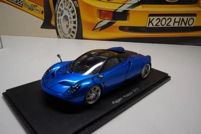 SPARK - 2012 PAGANI HUAYRA  - METALIC BLUE - 1:43 SCALE MODEL CAR S3361 - Image 1 of 4