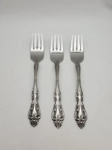Vintage Imperial Chalmette Salatgabeln 3er Set Edelstahl Korea - Bild 1 von 4