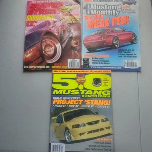 Lot of 3 Car Magazines – Super Street Feb 2003, Mustang Monthly, 5.0 Fords - Picture 1 of 4