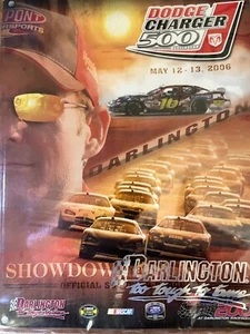 2006 NASCAR DODGE CHARGER 500 DARLINGTON RACEWAY PROGRAM "SHADOW AT SUNDOWN" - Picture 1 of 1