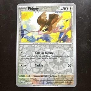 Pidgey #16/165 Reverse Holo - Pokemon Scarlet & Violet 151 - Picture 1 of 3