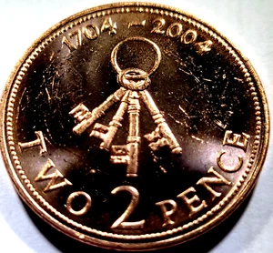 COIN - Gibraltar TWO 2 PENCE 2004 KM#1044 - ELIZABETH II - BRITISH - 25.91MM - Picture 1 of 4