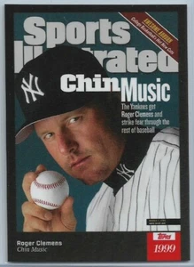 Topps x Sports Illustrated 2021 cubierta de Roger Clemens #49 impresión de los Yankees tirada: 1.036 - Imagen 1 de 2