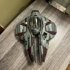 Star Wars Obi-Wan Kenobi Jedi Starfighter Nave Saga Collezione 2004 Hasbro - Foto 1 di 10