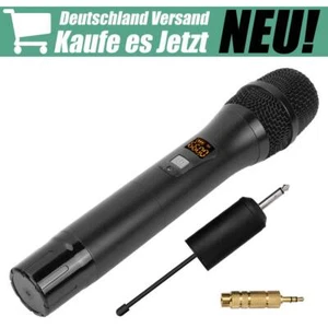 UHF Wireless Microphone Funkmikrofon System Handheld MIC Karaoke Konferenz - Bild 1 von 11