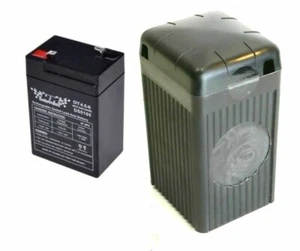 Batteriegehäuse mit Batterie 6V 4,5Ah passt f. BMW R51 R71 R12 R61 R66 R35 AWO - Picture 1 of 1