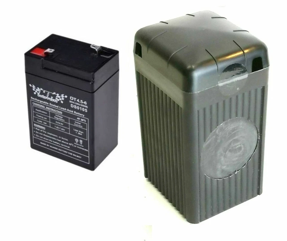 Batteriegehäuse mit Batterie 6V 4,5Ah passt f. BMW R25 R24 R24 R20 R61 R66 R51  - Bild 1 von 1