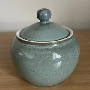 Denby Regency Green Dumpy Sugar Bowl & Lid - Classic Design - Tablescape - Picture 1 of 6