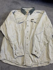 Woolrich spessa manica lunga cotone con bottoni - Foto 1 di 3