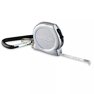 Komelon KeyMaster Mini Tape Measure KMC-74K Steel Pocket 3M Measuring Key Chain - Picture 1 of 3