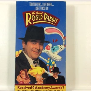 Who Framed Roger Rabbit VHS 1987 Bob Hoskins Robert Zemeckis Comedy Classic - Picture 1 of 12