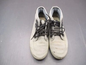 Chrome Size 6.5 Mens Gray Canvas Athletic Moccasin Walking Shoes 3F - Picture 1 of 12